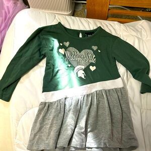 Michigan State little girls dress